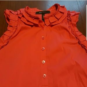 BCBGMAXAZRIA azela red pocket tunic NWOT A328